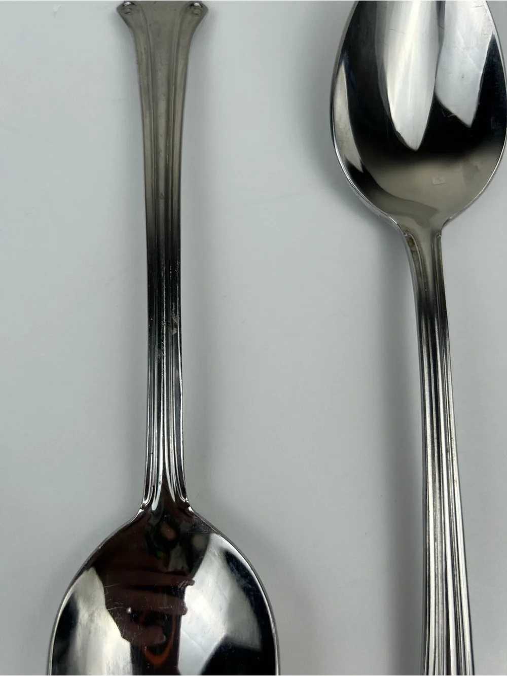 Pfaltzgraff Meridian 2 Pc Stainless Steel Serving Spoons Set Silver